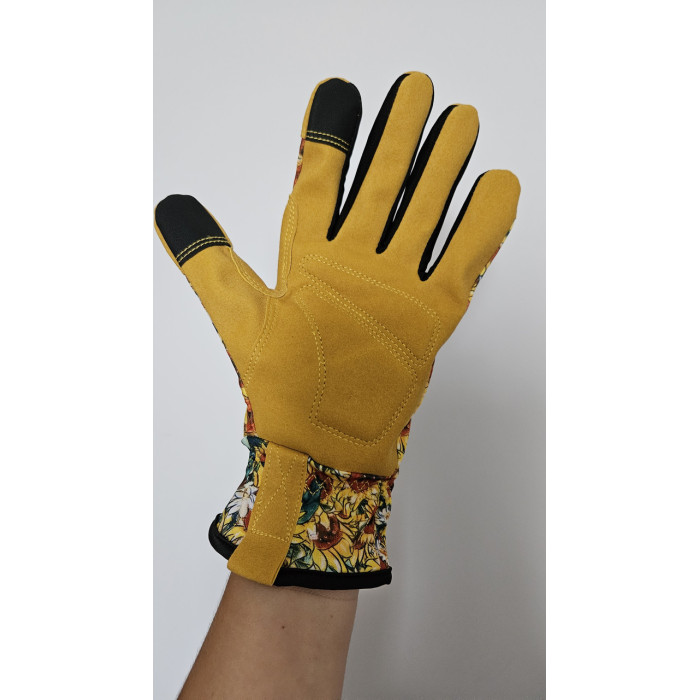 Перчатки садовые с защитой рук от уколов шипами размер L