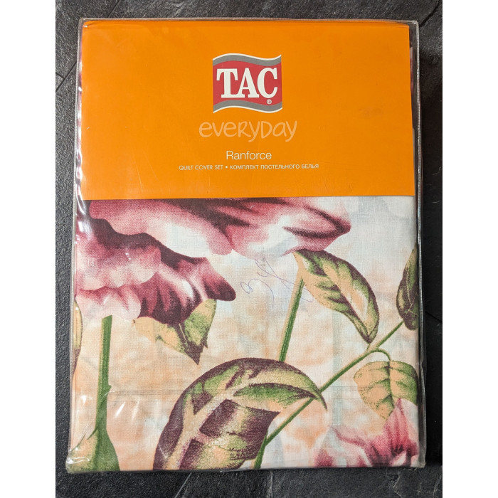 Комплект постельного белья TAC Everyday Ranforce Rebecca 175x215см