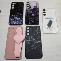 Чехол силиконовый на смартфон Samsung Galaxy S23+ набор 5 штук
