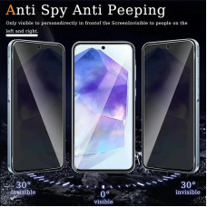 Стекло защитное анти-шпион для Samsung S23 1 шт.