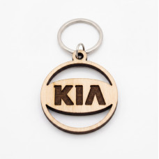 Брелок для ключей деревянный KIA