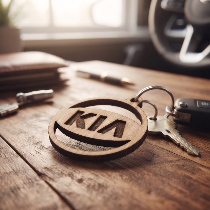 Брелок для ключів дерев’яний KIA