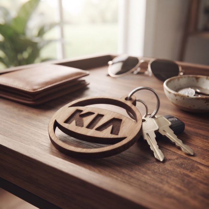 Брелок для ключів дерев’яний KIA